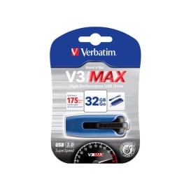 Pendrive Verbatim 32GB V3 MAX 49806 - USB 3.0, Niebieski