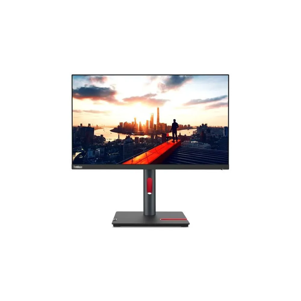 Monitor Lenovo ThinkVision P24h-30 63B3GAT6EU, 23,8", 2560x1440 (QHD), 60Hz, IPS, HDR, 6,000 ms, pivot, USB-C, Czarny | Sklep IT