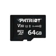 Karta pamięci Patriot VX Series MicroSDHC 64GB PSF64GVX31MCX - 90, 80 MB, s, V30, U3, UHS-I, Czarna