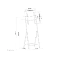 Stojak podłogowy do monitorów Neomounts by Newstar 32-55" PLASMA-M1000 - Czarny