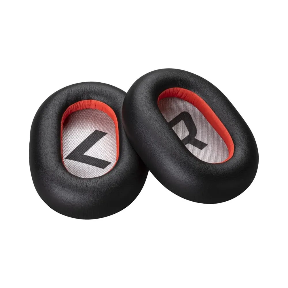Gąbki do słuchawek Poly Voyager 8200 Black Leatherette Ear Cushions (2 sztuki) 85Q42AA