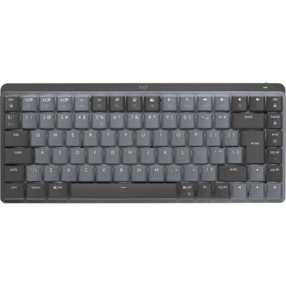 Klawiatura bezprzewodowa Logitech MX Mechanical Mini Tactile Quiet 920-010780 - Grafitowa Klawiatura bezprzewodowa Logitech MX Mechanical Mini Tactile Quiet 920-010780 - Grafitowa