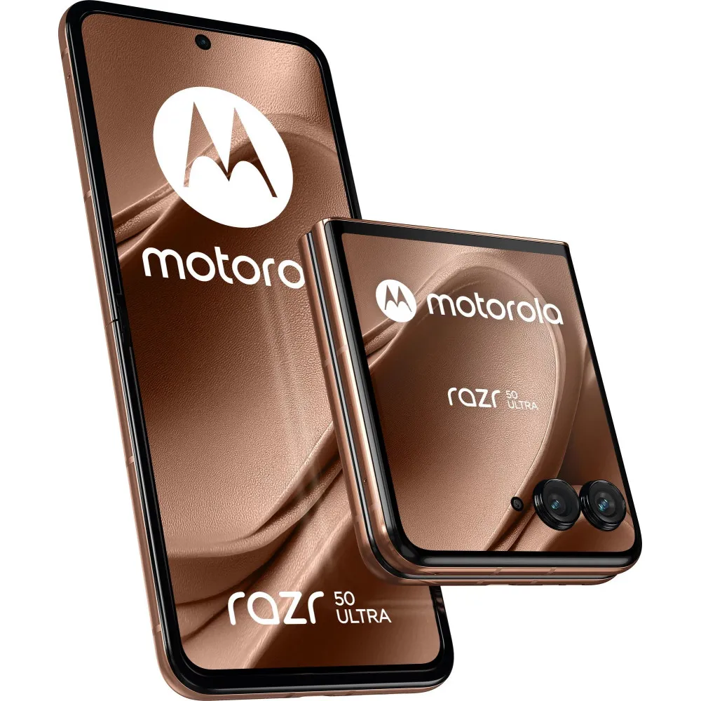 Smartfon Motorola Razr 50 Ultra PB1T0117PL, Snapdragon 8s Gen 3, 6,9" 2640x1080, 512GB, 12GB, 5G, Brązowy, 50+32Mpix, Android, 2