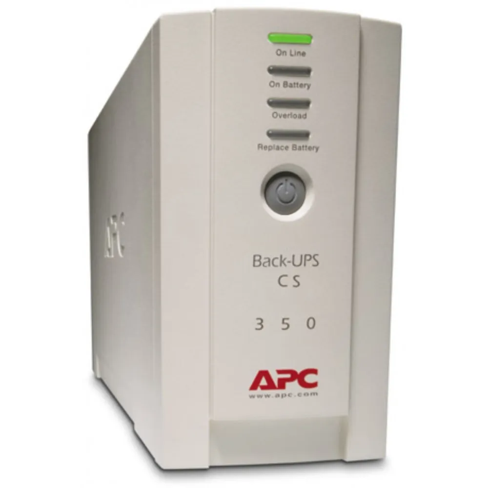 Zasilacz awaryjny UPS APC Back UPS BK350EI, Tower, 350VA|210 W, 4 x IEC C13, 1 x RJ-45, 1 x USB, Szary | Sklep ITnes.pl, IT for 