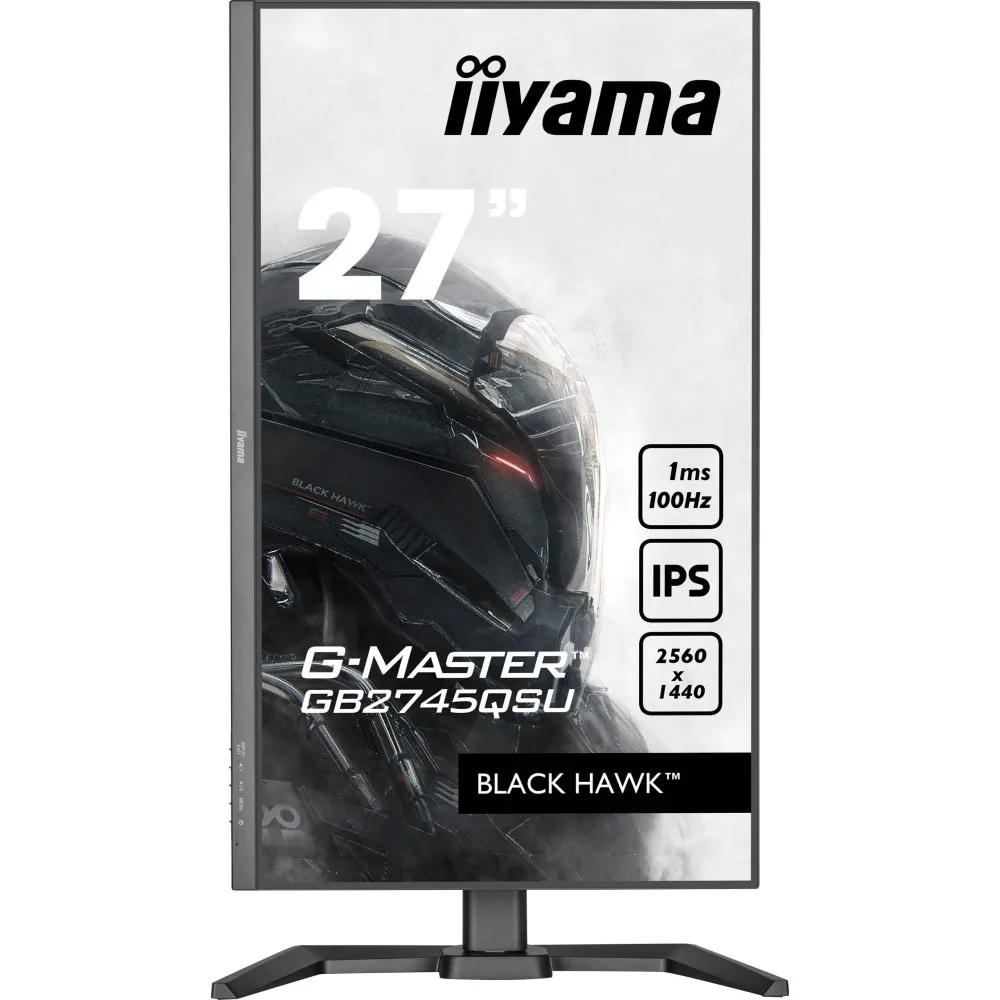 Monitor iiyama G-MASTER GB2745QSU-B2 - 27"/2560x1440 (QHD)/100Hz/IPS/1 ms/pivot/Czarny