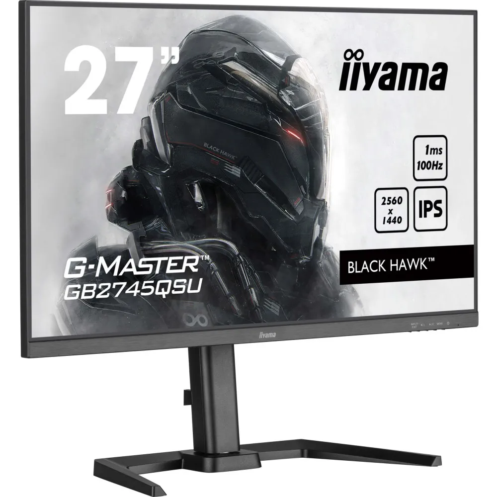 Zdjęcie produktu Monitor iiyama G-MASTER GB2745QSU-B2 - 27"/2560x1440 (QHD)/100Hz/IPS/1 ms/pivot/Czarny