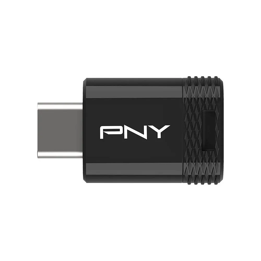 Pendrive PNY Elite-X Fit USB-C 3.2 64GB P-FDI64GEXFITC-GE - do 200MB|s odczyt, do 100MB/s zapis, Czarny