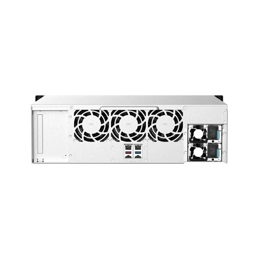 Serwer NAS QNAP Rack TS-1673AU-RP-VR - Rack (3U)/AMD Ryzen V1500B/32 GB RAM/160 TB/16 wnęk/hot-swap/3 lata Carry-in - zdjęcie