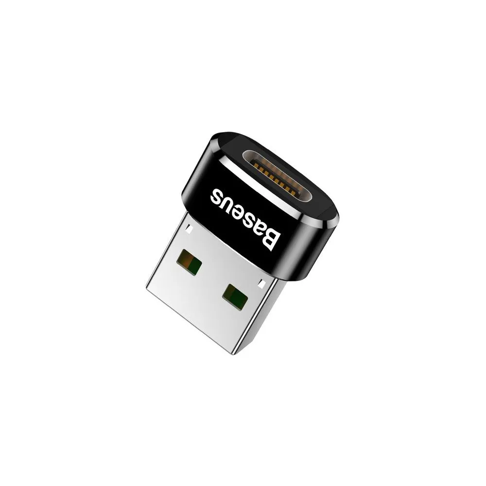 Adapter Baseus USB-C do USB-A CAAOTG-01, Czarny | Sklep ITnes.pl, IT for BUSINESS