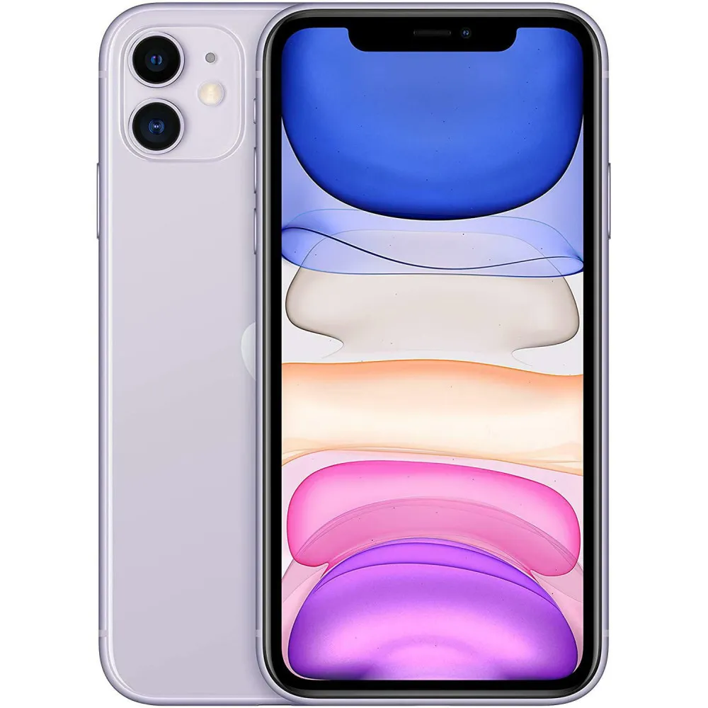 Smartfon Apple iPhone 11 MWM52PM/A, A14 Bionic, 6,1" 1792x828, 128GB, 4G (LTE), Fioletowy, Aparat 12+12Mpix, iOS, 1 rok Carry-in