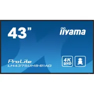 Monitor iiyama ProLite LH4375UHS-B1AG, 42,5", 3840x2160 (4K), IPS, 8 ms, Czarny | Sklep ITnes.pl, IT for BUSINESS