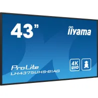 Monitor iiyama ProLite LH4375UHS-B1AG, 42,5", 3840x2160 (4K), IPS, 8 ms, Czarny | Sklep ITnes.pl, IT for BUSINESS