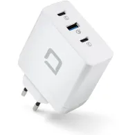 Ładowarka sieciowa Dicota Travel Laptop GaN Charger Universal PRO 100W D31983 - 1x USB-A, 2x USB-C, PD 3.0 100W, Biała