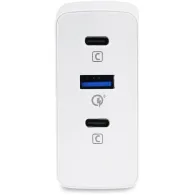 Ładowarka sieciowa Dicota Travel Laptop GaN Charger Universal PRO 100W D31983 - 1x USB-A, 2x USB-C, PD 3.0 100W, Biała