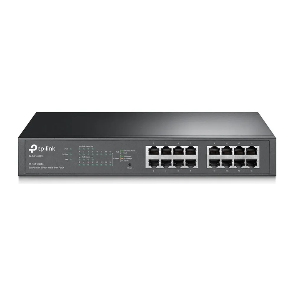 Switch zarządzalny TP-Link TL-SG1016PE, 16 portów gigabitowych, 8 portów PoE+, Easy Smart | Sklep ITnes.pl, IT for BUSINESS