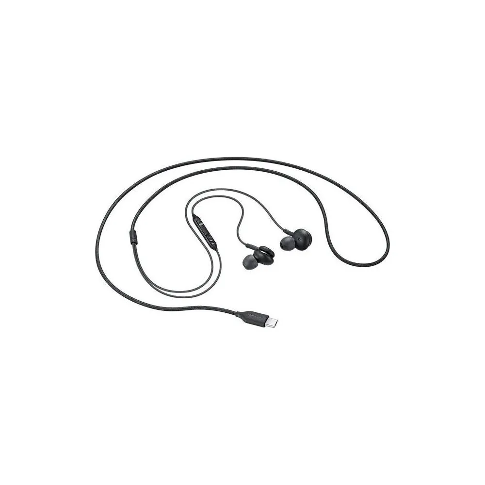 Słuchawki douszne Samsung Type C Earphone Black EO-IC100BBEGEU - Czarne | Sklep ITnes.pl - IT for BUSINESS