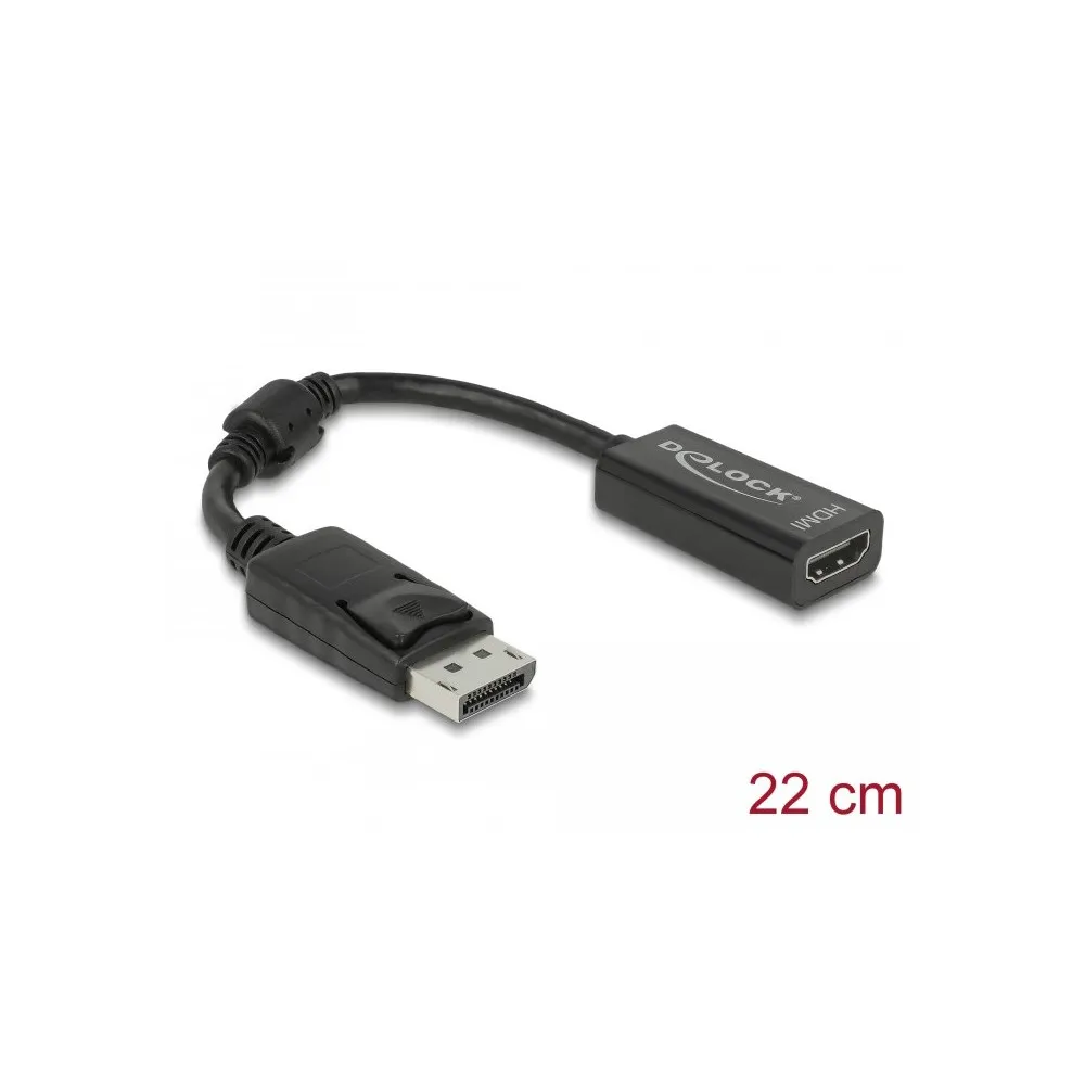 Adapter DisplayPort 1.1 do HDMI Delock 61849, 1920x1600 60 Hz, 12 cm, Czarny | Sklep ITnes.pl, IT for BUSINESS