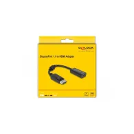 Adapter DisplayPort 1.1 do HDMI Delock 61849, 1920x1600 60 Hz, 12 cm, Czarny | Sklep ITnes.pl, IT for BUSINESS