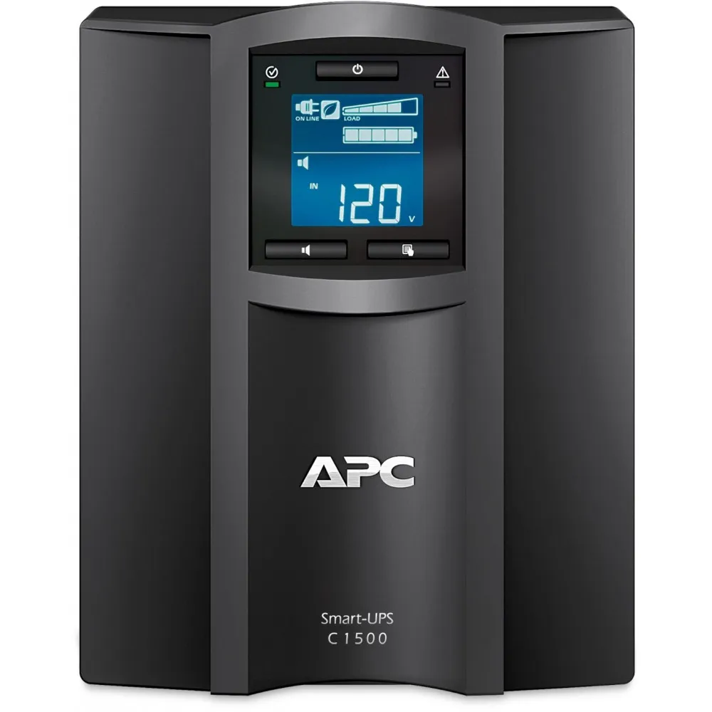 Zasilacz awaryjny UPS APC Smart-UPS SMC1500IC, Tower, 1500VA|900 W, 8 x IEC C13, 1 x RJ-45, 1 x USB, Czarny | Sklep ITnes.pl, IT