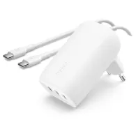 Ładowarka sieciowa Belkin BoostCharge 3 Port USB-C Wall Charger with PPS 67W WCC002VFWH - Biała