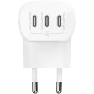Ładowarka sieciowa Belkin BoostCharge 3 Port USB-C Wall Charger with PPS 67W WCC002VFWH - Biała