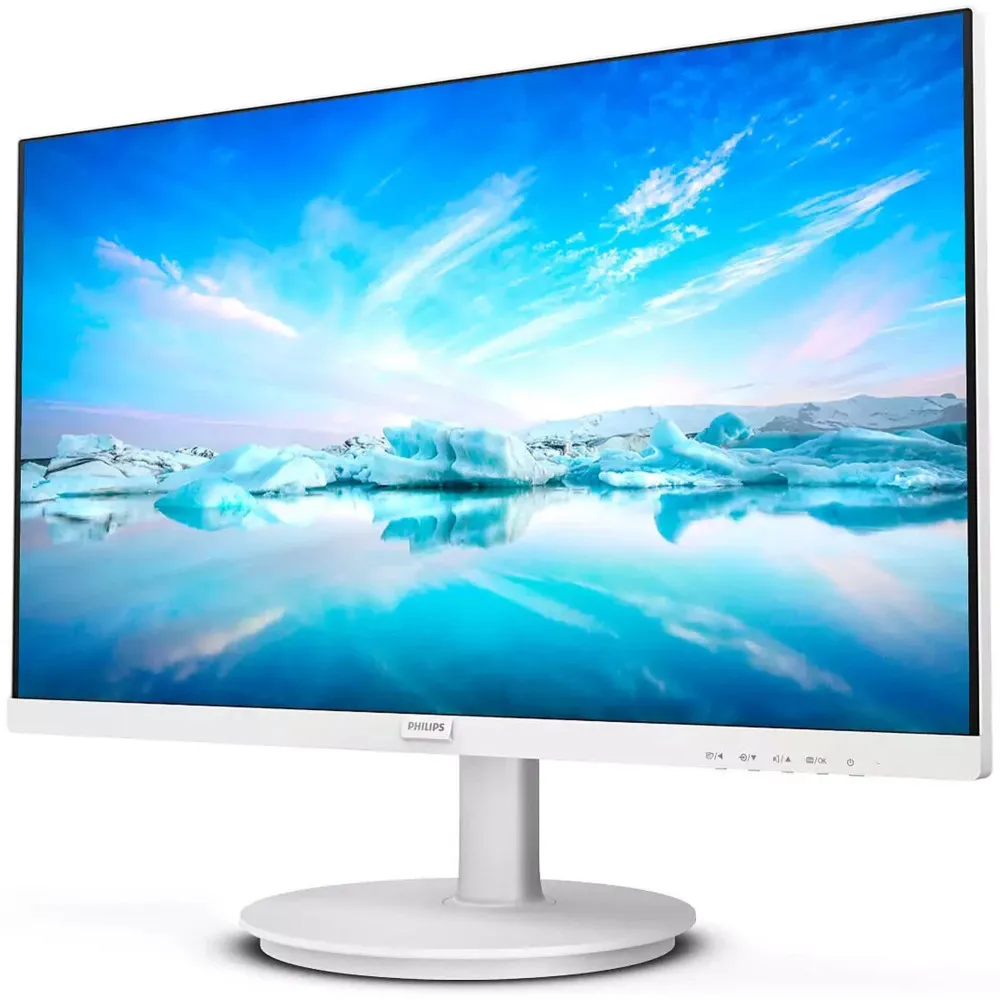 Monitor Philips 241V8AW/00 - 23,8"/1920x1080 (Full HD)/75Hz/IPS/4 ms/Biały - zdjęcie