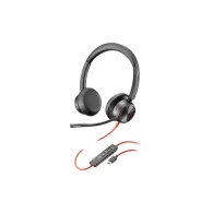 Słuchawki nauszne Poly Blackwire 8225 Stereo USB-C Headset +USB-C/A Adapter 8X223AA