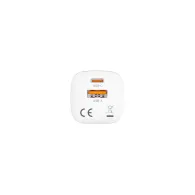 Ładowarka sieciowa Unitek 33W Mini USB Wall Charger P1125AWH01-EU - 1x USB-C, 1x USB-A, Biała