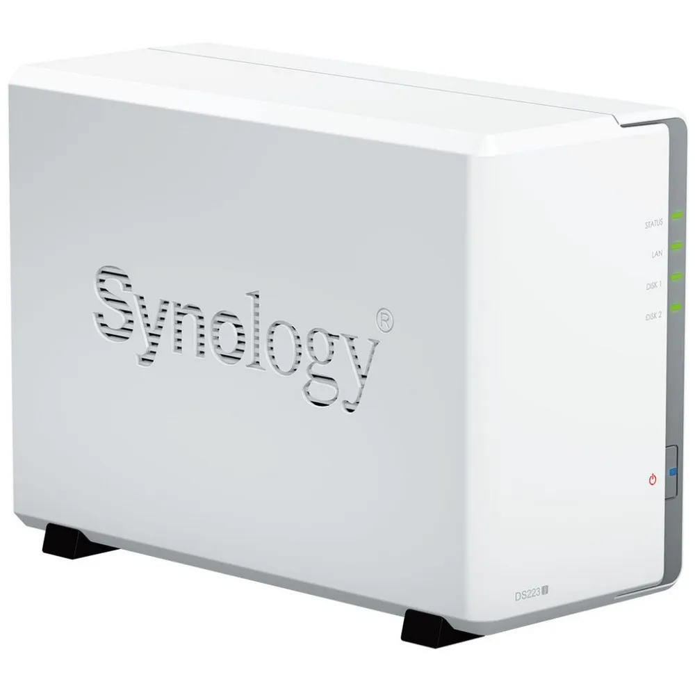 Zdjęcie produktu Serwer NAS Synology Desktop J DS223JN8 - Tower/Realtek RTD1619B/1 GB RAM/12 TB/2 wnęki