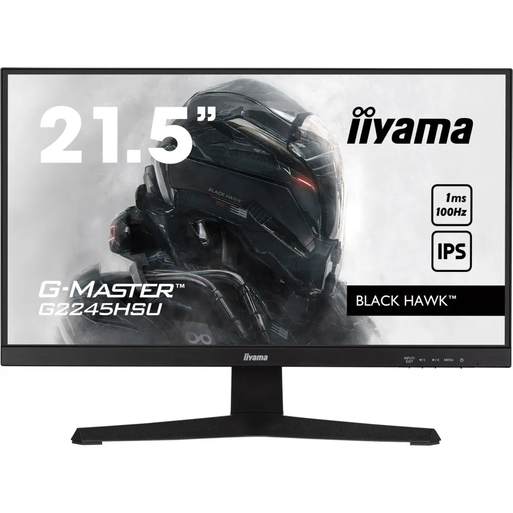 Monitor iiyama G-MASTER G2245HSU-B2, 21,5", 1920x1080 (FHD), 100Hz, IPS, 1 ms, Czarny | Sklep ITnes.pl, IT for BUSINESS Monitor iiyama G-MASTER G2245HSU-B2, 21,5", 1920x1080 (FHD), 100Hz, IPS, 1 ms, Czarny | Sklep ITnes.pl, IT for BUSINESS