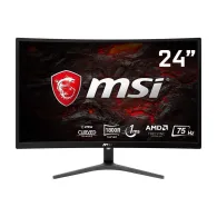 Monitor MSI Optix G241VC OPTIX G241VC, 23,6", 1920x1080 (FHD), 75Hz, zakrzywiony, VA, FreeSync, 1 ms, Czarny | Sklep ITnes.pl, I