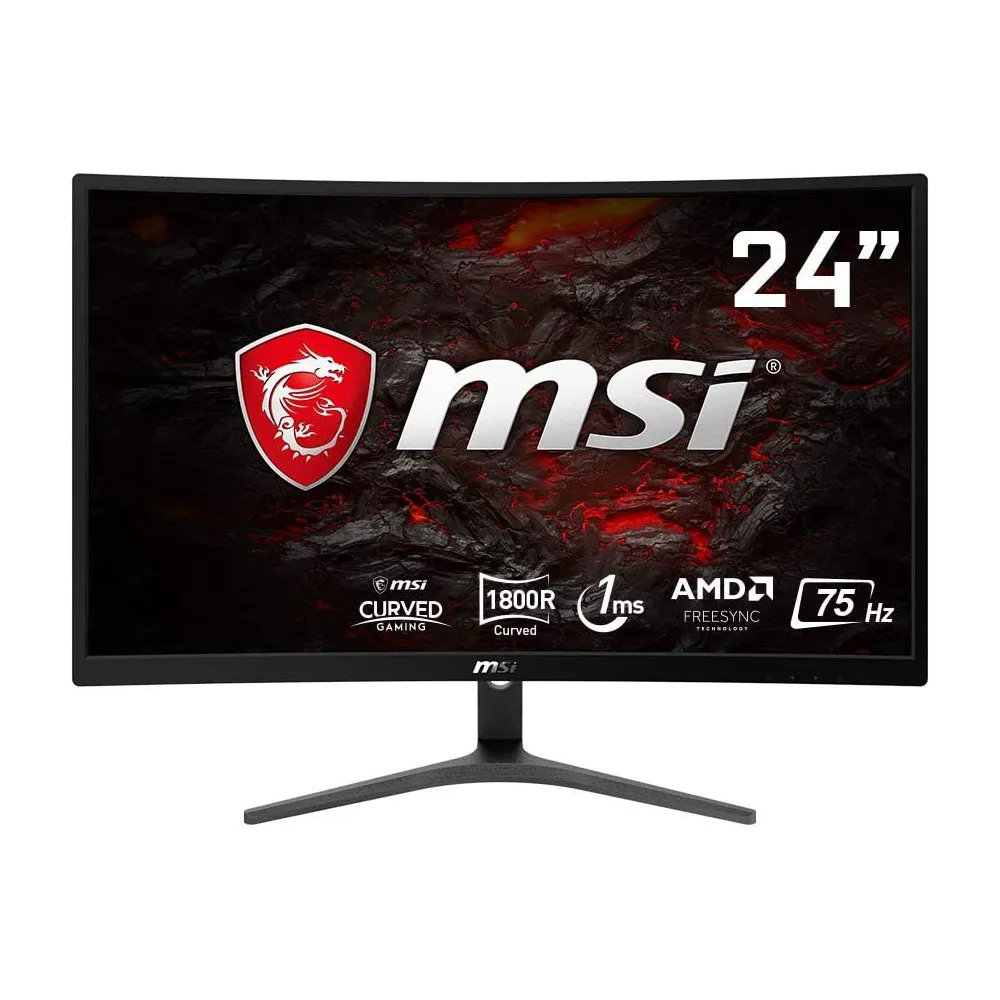 Monitor MSI Optix G241VC OPTIX G241VC, 23,6", 1920x1080 (FHD), 75Hz, zakrzywiony, VA, FreeSync, 1 ms, Czarny | Sklep ITnes.pl, I Monitor MSI Optix G241VC OPTIX G241VC, 23,6", 1920x1080 (FHD), 75Hz, zakrzywiony, VA, FreeSync, 1 ms, Czarny | Sklep ITnes.pl, I
