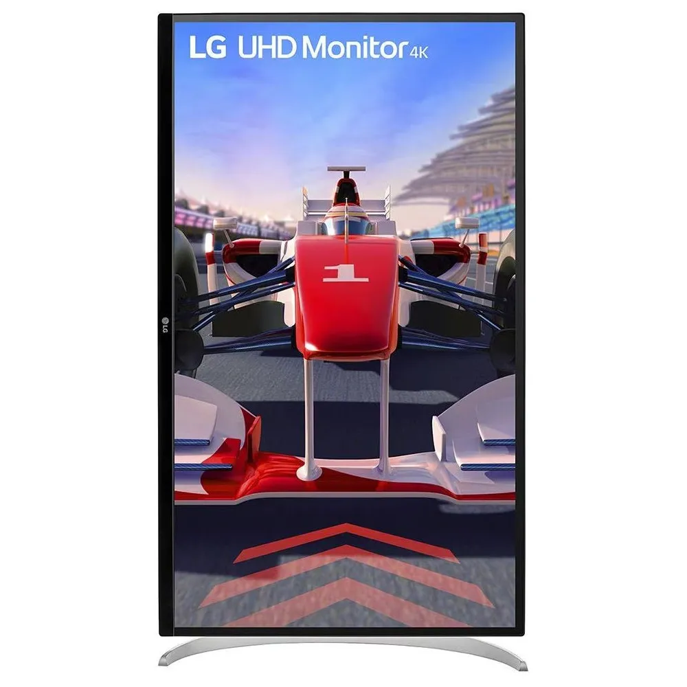 Monitor LG UltraFine 32UQ750P-W 32UQ750P-W.AEU - 31,5"/3840x2160 (4K)/144Hz/VA/FreeSync/HDR/4 ms/pivot/USB-C/Biały - zdjęcie