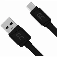 Kabel Green Cell GCmatte USB-C KABGC03, 25 cm, Czarny | Sklep ITnes.pl, IT for BUSINESS