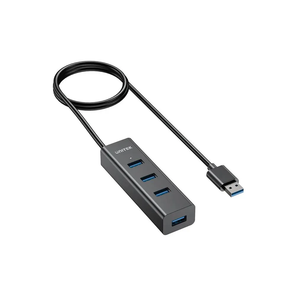 Hub USB Unitek 4-in-1 USB-A 5Gbps Hub Y-3089V01 - USB-C do USB-C i 4x USB-A 5Gbps, Czarny Hub USB Unitek 4-in-1 USB-A 5Gbps Hub Y-3089V01 - USB-C do USB-C i 4x USB-A 5Gbps, Czarny