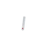 Listwa antyprzepięciowa Lestar - 6 gniazd, 1,5 m, Szara - LX 610 G-A K.:SZ 1,5M | Sklep ITnes.pl - IT for BUSINESS