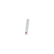 Listwa antyprzepięciowa Lestar - 6 gniazd, 1,5 m, Szara - LX 610 G-A K.:SZ 1,5M | Sklep ITnes.pl - IT for BUSINESS