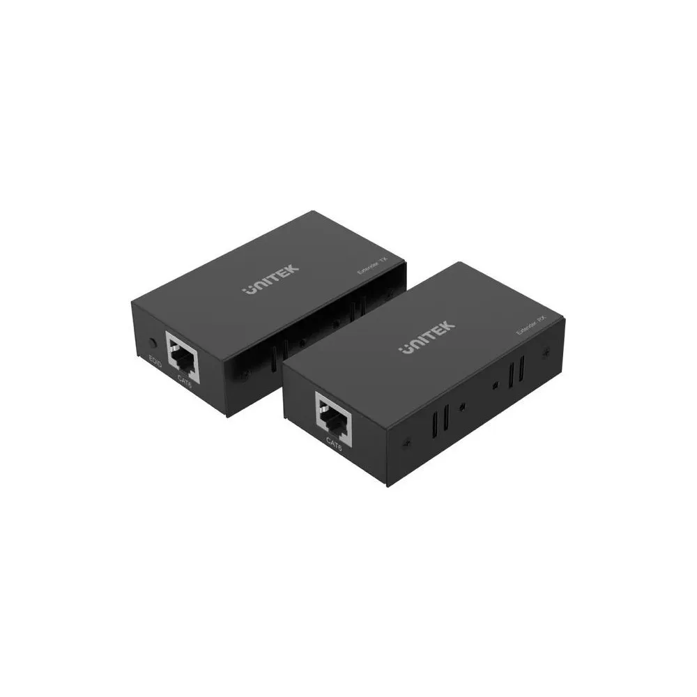 Adapter Unitek V100A HDMI Extender Over Ethernet, Cat.6 RJ45 LAN 60m, HDMI 1.4a | Sklep ITnes.pl, IT for BUSINESS