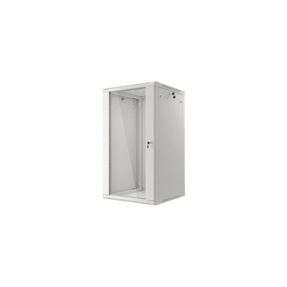 Szafa rack 19" 22U Lanberg WF01-6622-10S, 600 x 1085 x 600 mm | Sklep ITnes.pl, IT for BUSINESS