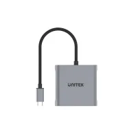 Adapter Unitek USB-C, 2x HDMI 4K 60Hz V1404B - zdjęcie poglądowe 1
