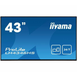 Monitor iiyama ProLite Non Touch LFD LH4346HS-B1 - 42,5"/1920x1080 (Full HD)/76Hz/IPS/12 ms/Czarny