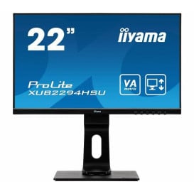 Monitor iiyama ProLite XUB2294HSU XUB2294HSU-B1 - 21,5"/1920x1080 (Full HD)/75Hz/VA/4 ms/pivot/Czarny