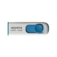 Pendrive ADATA C008 32GB USB 2.0 AC008-32G-RWE - Biały, Niebieski