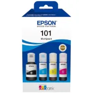 Zestaw tuszów Epson 101 EcoTank CMYK C13T03V64A - Oryginał, Czarny do 7500 stron, Kolor do 6000 stron