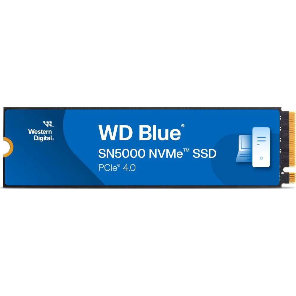 Dysk SSD 2TB M.2 NVMe WD Blue SN5000 WDS200T4B0E-00CNZ0, 2280, PCIe 4.0 x4, NVMe, 5150-4850MBps | Sklep ITnes.pl, IT for BUSINES