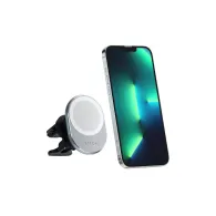 Magnetyczna ładowarka samochodowa Satechi Magnetic Car ST-MCMWCM - na kratkę nawiewu, Szara