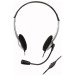 Słuchawki nauszne Creative Labs HS320 51EF0520AA001 - Mini Jack 3.5 mm, Kolor srebrny, Czarne