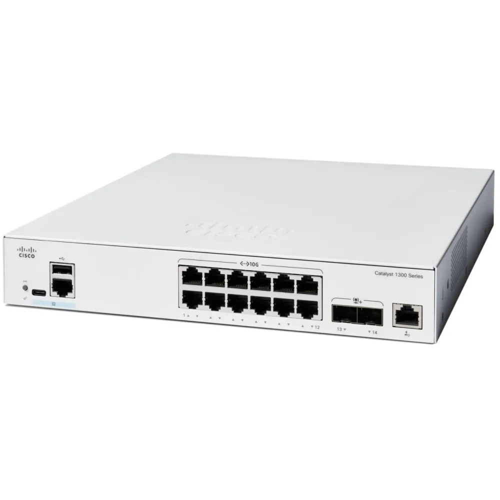 Switch zarządzalny Cisco Catalyst C1300-12XT-2X, 10x 10GbE RJ45, 2x 10GbE SFP+ | Sklep ITnes.pl, IT for BUSINESS