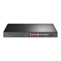 Switch niezarządzalny TP-Link TL-SL1218MP, 16x 10|100Mbps, 2x 1000Mbps RJ45, SFP, POE+ 250W | Sklep ITnes.pl, IT for BUSINESS