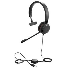 Słuchawki nauszne Jabra Evolve 30 II MonoUSB/3,5mm 5393-829-309 - Czarne